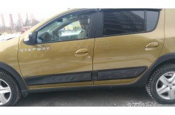 Молдинги на двери Renault Sandero 2