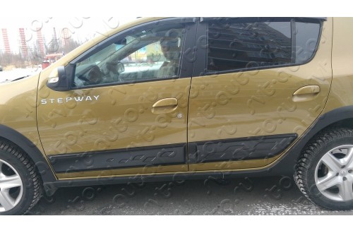 Молдинги на двери Renault Sandero 2