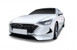 Хромированные молдинги на решетку радиатора Hyundai Sonata 2020