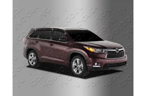 Дефлекторы окон из 6 частей Toyota Highlander 3