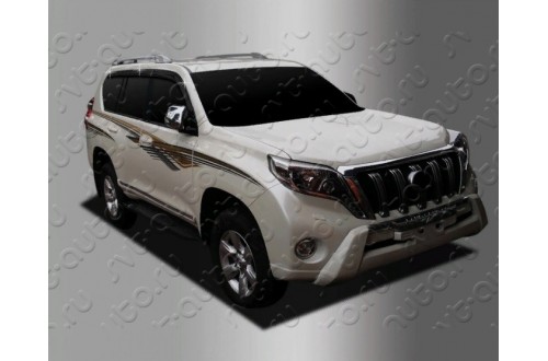 Дефлекторы окон из 6 частей Toyota Land Cruiser Prado