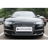 Хромированные молдинги на птф и задний бампер Audi A6 C7