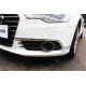 Хромированные молдинги на птф и задний бампер Audi A6 C7
