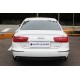 Хромированные молдинги на птф и задний бампер Audi A6 C7