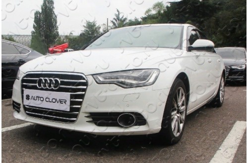 Хромированные накладки на решетку радиатора Audi A6 C7