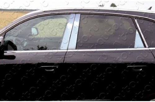 Хромированные накладки на стойки дверей Audi Q5