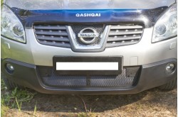 Защитная сетка решетки переднего бампера Nissan Qashqai