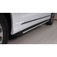 Пороги алюминиевые Slim Line Silver Audi Q8