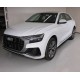 Пороги алюминиевые Slim Line Black Audi Q8