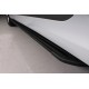 Пороги алюминиевые Slim Line Black Audi Q8