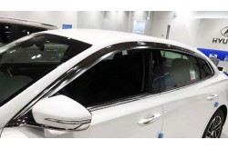 Хромированные дефлекторы окон из 6 частей Hyundai Grandeur 2020