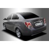 Хромированные накладки на задние фонари Chevrolet Aveo седан