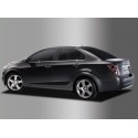 Хромированные молдинги окон Chevrolet Aveo 2 седан