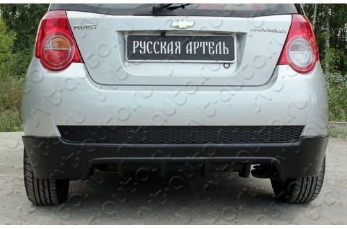 Тюнинг обвес заднего бампера Chevrolet Aveo Хэтчбек