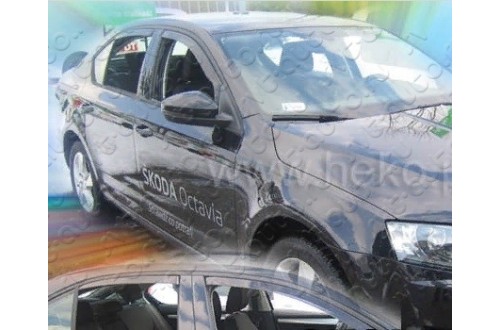Вставные дефлекторы окон Skoda Octavia A7 седан