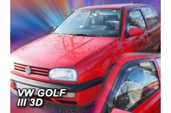 Вставные дефлекторы окон Volkswagen Golf 3 3D