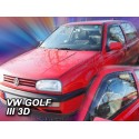Вставные дефлекторы окон Volkswagen Golf 3 3D