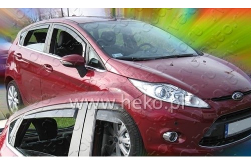 Вставные дефлекторы окон Ford Fiesta MK6