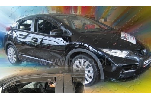 Вставные дефлекторы окон Honda Civic 9 хэтчбек