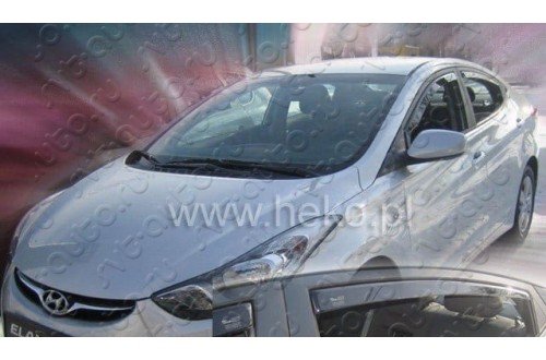 Вставные дефлекторы окон Hyundai Elantra 5 седан