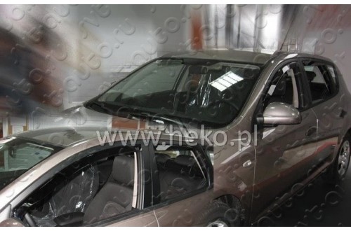 Вставные дефлекторы окон Kia Ceed 1 хэтчбек
