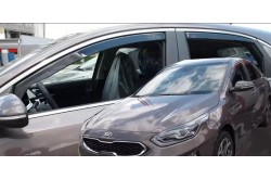 Вставные дефлекторы окон Kia Ceed 3 хэтчбек