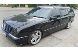 Вставные дефлекторы окон Mercedes Benz S210