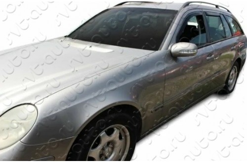 Вставные дефлекторы окон Mercedes Benz S211