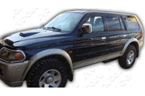 Вставные дефлекторы окон Mitsubishi Pajero Sport 1