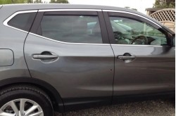 Вставные дефлекторы окон Nissan Qashqai 2