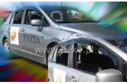 Вставные дефлекторы окон Nissan Tiida седан