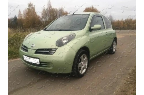 Вставные дефлекторы окон Nissan Micra K12 хетчбек