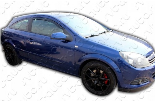 Вставные дефлекторы окон Opel Astra H купе