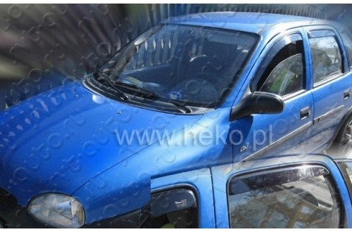 Вставные дефлекторы окон Opel Corsa B