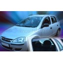 Вставные дефлекторы окон Opel Corsa C
