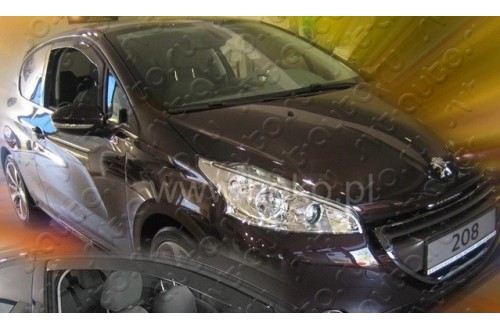 Вставные дефлекторы окон Peugeot 208