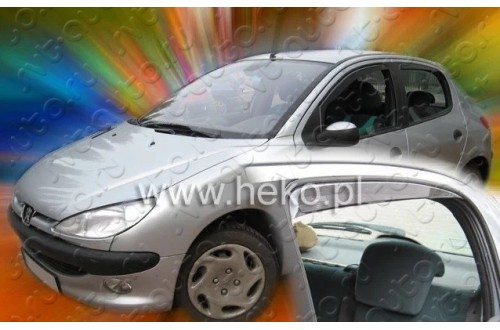 Вставные дефлекторы окон Peugeot 206