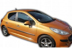 Вставные дефлекторы окон Peugeot 207