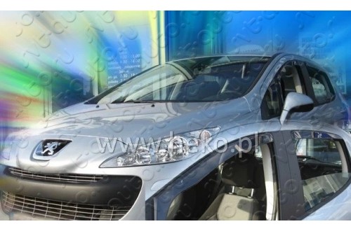 Вставные дефлекторы окон Peugeot 308 хэтчбек