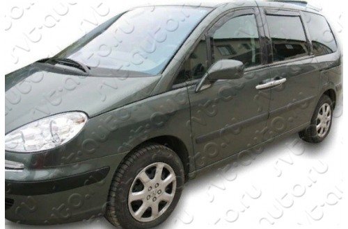 Вставные дефлекторы окон Peugeot 807