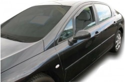 Вставные дефлекторы передних окон Peugeot 407 седан