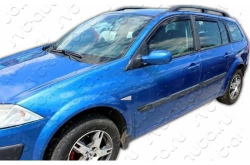 Вставные дефлекторы окон Renault Megane 2 универсал