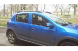 Вставные дефлекторы окон Renault Sandero Stepway