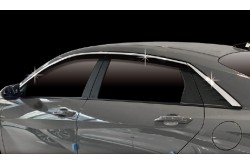 Дефлекторы с хромированным молдингом 6 элементов Hyundai Elantra 7