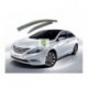 Дефлекторы с хромированным молдингом Hyundai Sonata YF