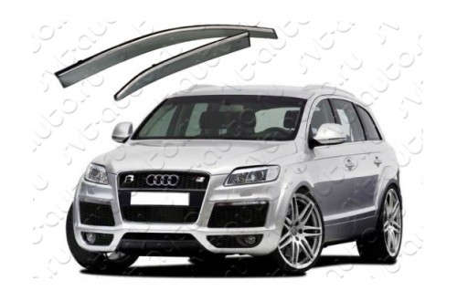 Дефлекторы окон с хромированным молдингом Audi Q7