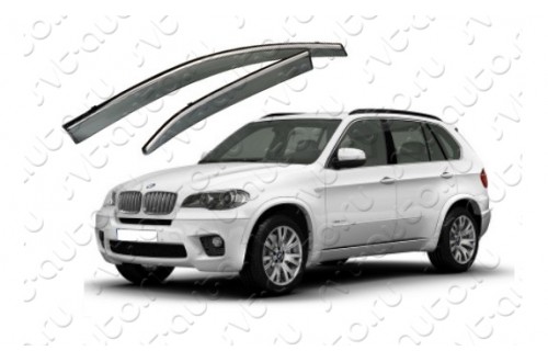 Дефлекторы окон с хром молдингом BMW X5 F15