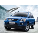 Дефлекторы с хромированным молдингом Kia Sportage 2