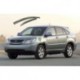 Дефлекторы с хромированным молдингом Lexus RX330 2