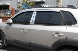 Хромированные дефлекторы Hyundai Tucson 1